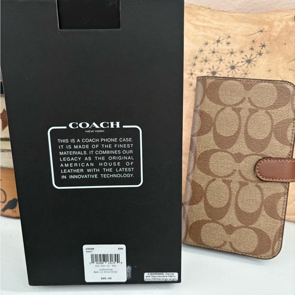 Coach IPhone 12 wallet phone case. New/never used. - Picture 5 of 10